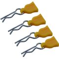 ValueRC Easy Pull 1/10 RC Model Car Body Shell R Clips 4pcs/set
 For Buggy Truggy HSP Tamiya
 DTEL01051A: Yellow B: Red C:Blue Kollane
