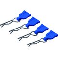 ValueRC Easy Pull 1/10 RC Model Car Body Shell R Clips 4pcs/set
 For Buggy Truggy HSP Tamiya
 DTEL01051A: Yellow B: Red C:Blue Blå