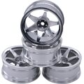 ValueRC 1/10 On-Road Aluminium Wheels (4pcs) Silver