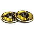 Avid Triad Wing Buttons | HD Dual Black / Gold