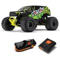 ARRMA RC 1/10 GORGON 4X2 MEGA 550 BRUSHED MONSTER TRUCK RTR WITH BATTERY & CHARGER Roheline