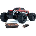 ARRMA RC 1/18 GRANITE GROM MEGA 380 Brushed 4X4 Monster Truck RTR with Battery & Charger Punainen