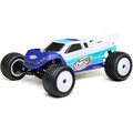 Losi 1/18 Mini-T 2.0 V2 2WD Stadium Truck Brushless RTR, Red Sininen