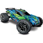 Traxxas Rustler 4x4 VXL 1/10 RTR TQi TSM ILMAN AKKUA JA LATURIA Green
