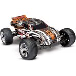 Traxxas Rustler 2WD 1/10 RTR TQ - without a battery or charger TRX37054-4 Orange