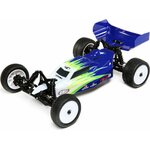 Losi 1/16 Mini-B Brushed RTR 2WD Buggy, Blue/White Sinine
