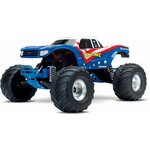 Traxxas BIGFOOT 2WD 1/10 RTR TQ Blue Valkoinen