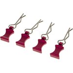 ValueRC Aluminum "Easy-Pull" 1/10 1/8 RC car body clips 4pcs/set Roosa
