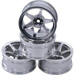 ValueRC 1/10 On-Road Aluminium Wheels (4pcs) Silver