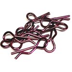 ValueRC Aluminum body clips 35mm*13dia 10pcs for axial SCX6 VASCX6008 Purppura