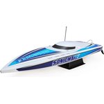 Proboat Sonicwake 36" Self-Righting Brushless Deep-V RTR, Black / White Valkosininen