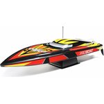 Proboat Sonicwake 36 V2 Self-Righting Brushless Deep-V RTR, Black / White Black