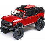 Axial 1/24 SCX24 2021 Ford Bronco 4WD Truck Brushed RTR Punane