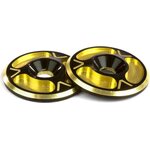 Avid Triad Wing Buttons | HD Dual Black / Gold
