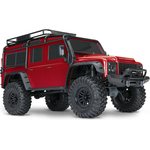 Traxxas TRX-4 Land Rover Defender Clipless RTR Red