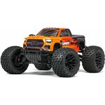 ARRMA RC 1/10 GRANITE 4X2 BOOST MEGA 550 Brushed Monster Truck RTR NiMh-akulla ja Laturilla Oranssi