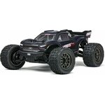 ARRMA RC 1/10 VORTEKS 4X2 BOOST MEGA 550 Brushed Stadium Truck RTR NiMh-akulla ja Laturilla Musta