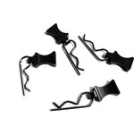 ValueRC Body Clips with Aluminum Retainers 4pcs/set Musta