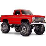Traxxas TRX-4 Scale & Trail Crawler Chevrolet K10 Black RTR Punainen