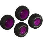ARRMA RC dBoots 'FORTRESS' valmiiksi liimattu setti (2 paria) Violetne