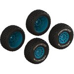 ARRMA RC dBoots 'FORTRESS' valmiiksi liimattu setti (2 paria) Sinine