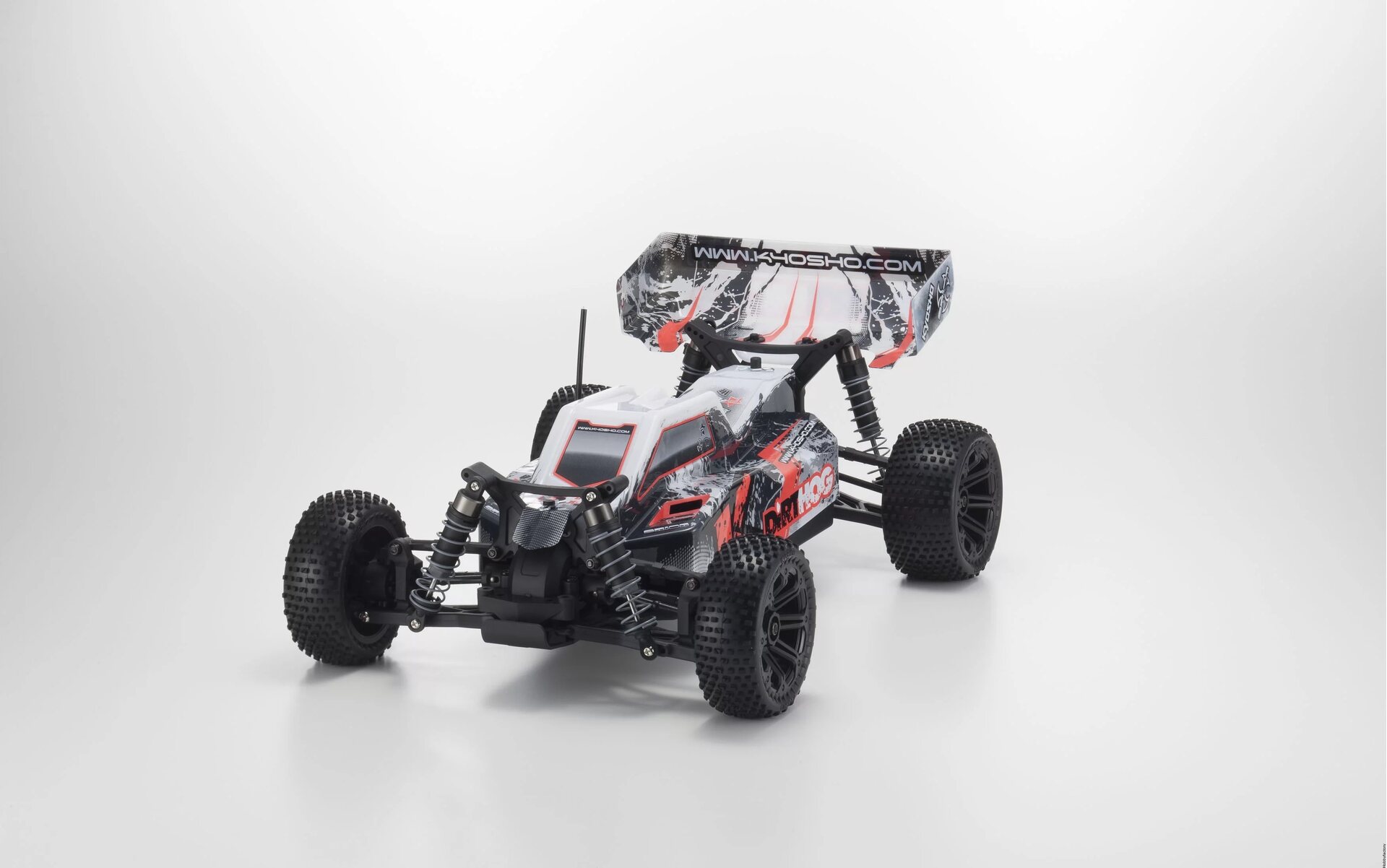 Kyosho DIRT HOG T2 EP BUGGY READYSET (KT231P) W/BATT & CHARGER Punainen