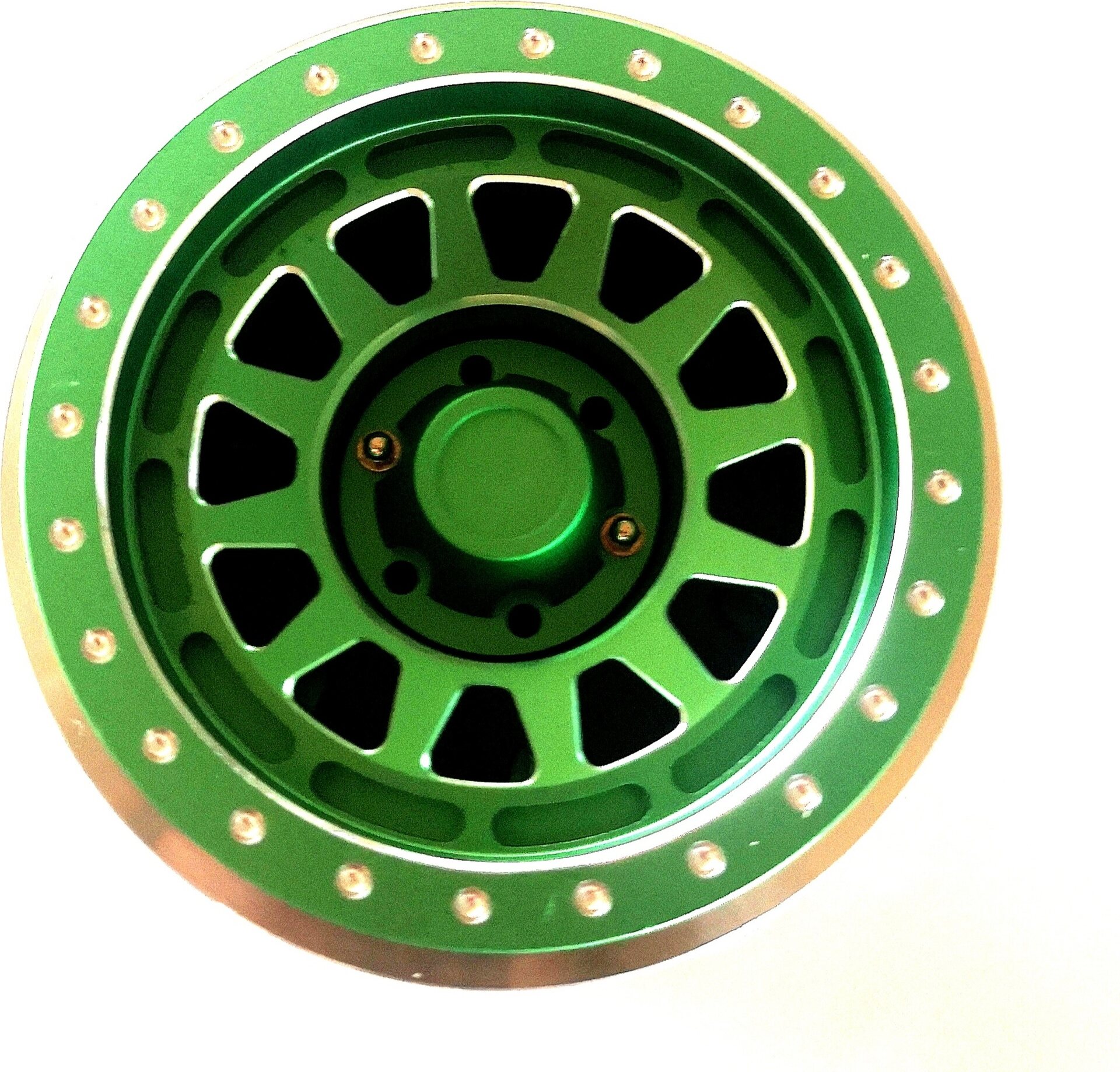 ValueRC Aluminum CNC 2.9'' Wheels For Axial SCX6 Car 4pcs/set Vihreä