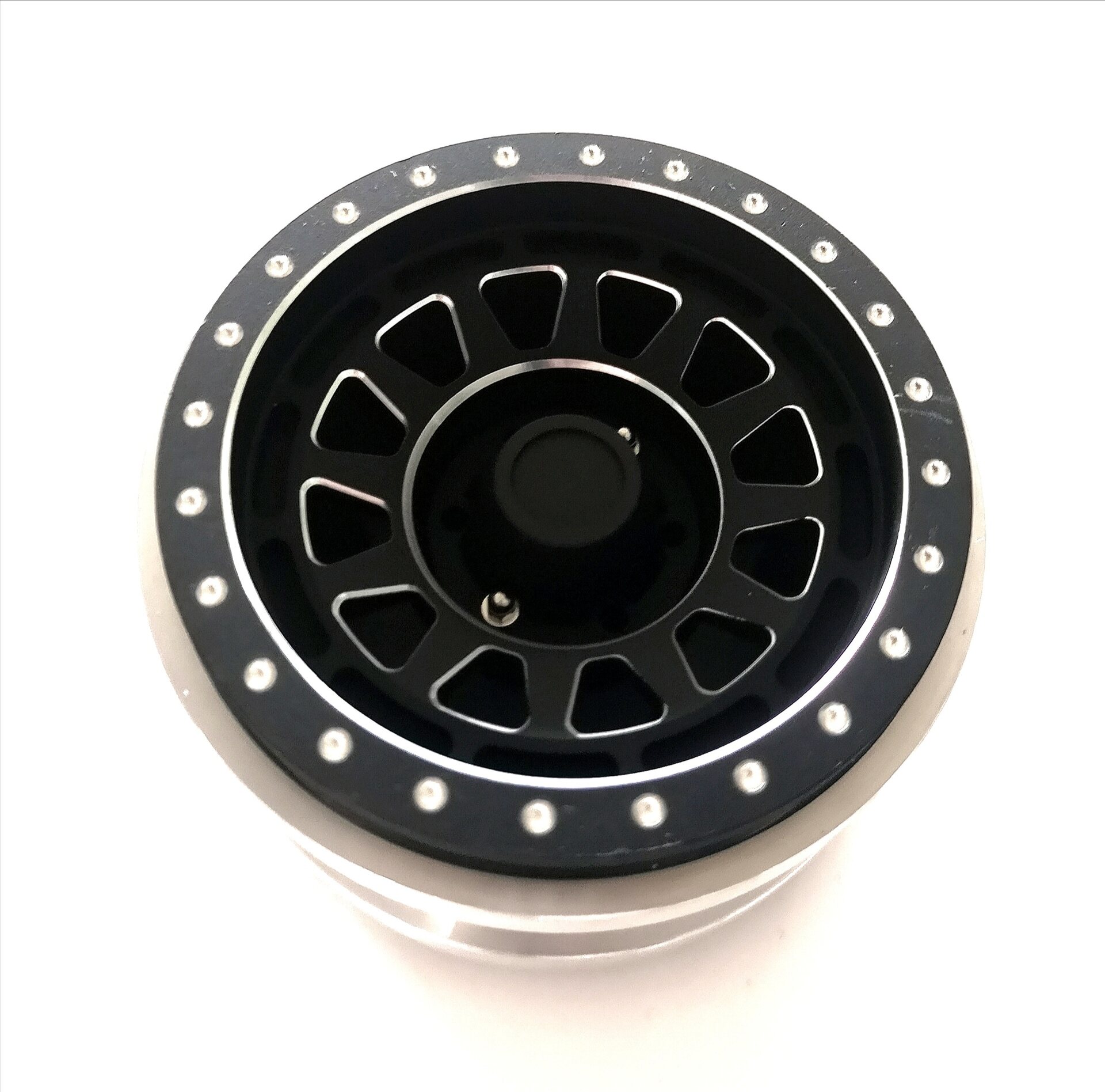 ValueRC Aluminum CNC 2.9'' Wheels For Axial SCX6 Car 4pcs/set Musta