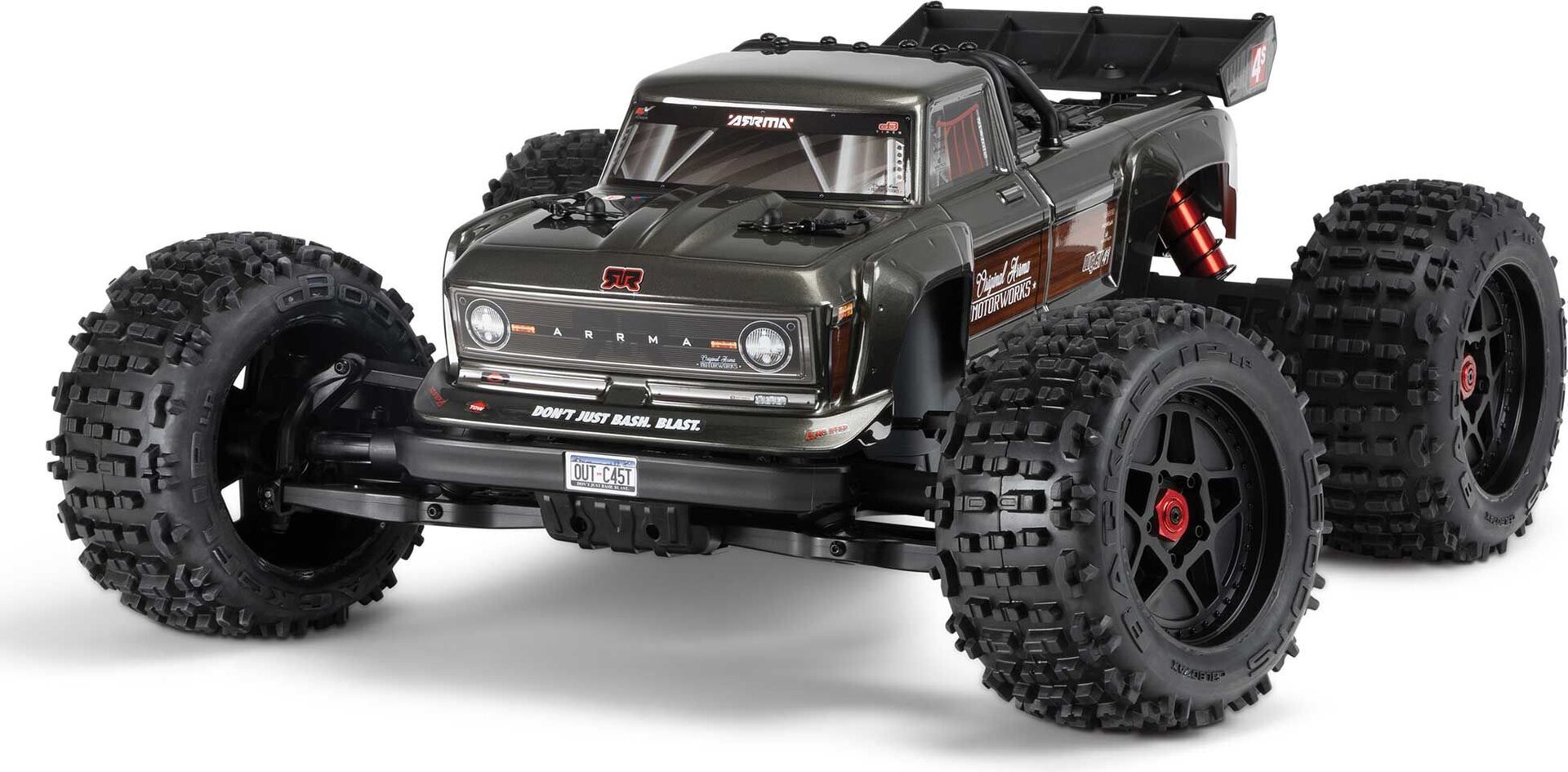ARRMA RC 1/10 Outcast 4X4 4S Blx Stunt Truck Rtr Gunmetal