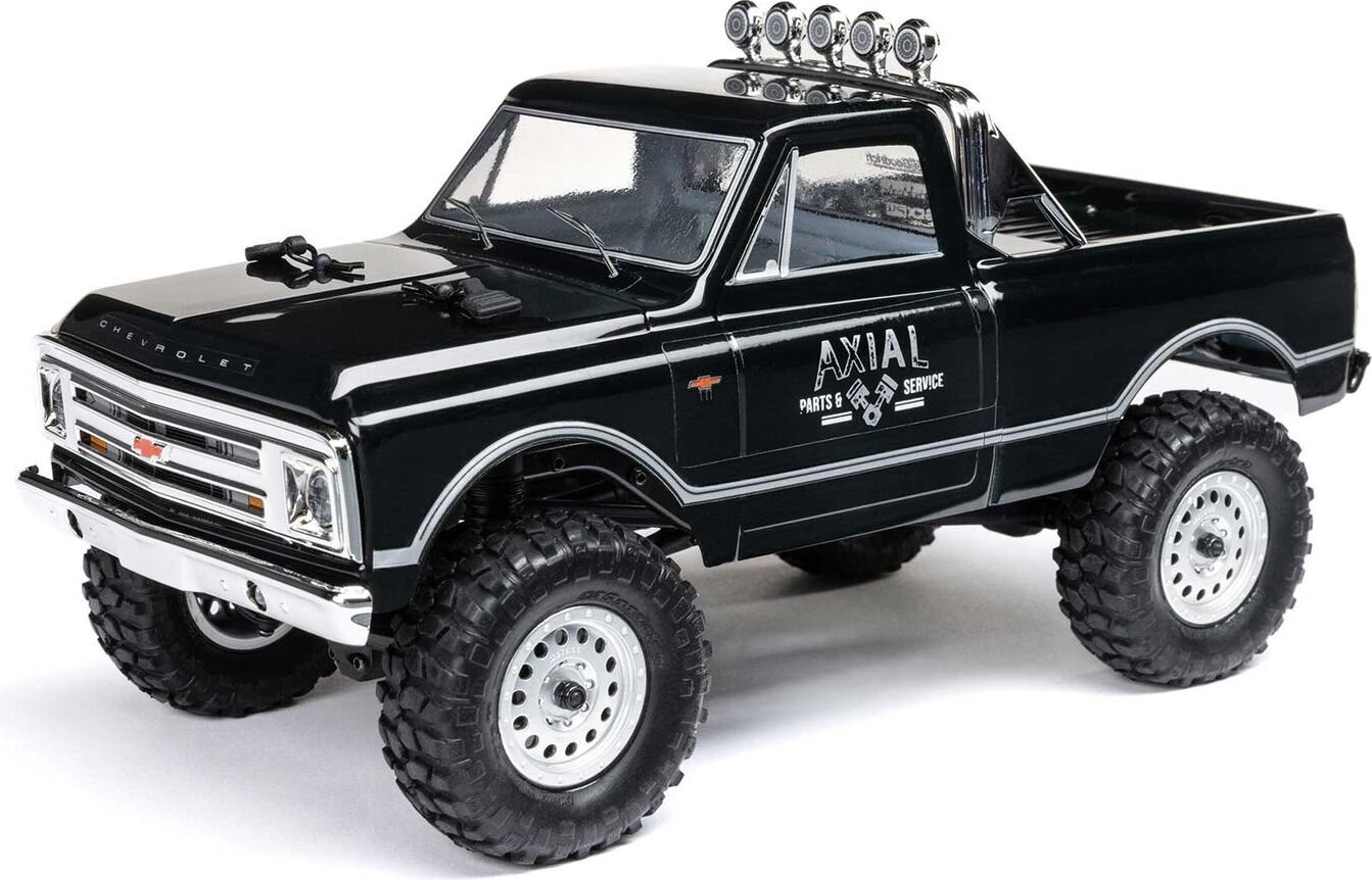 Axial 1/24 SCX24 1967 Chevrolet C10 4WD Truck Brushed RTR Черный