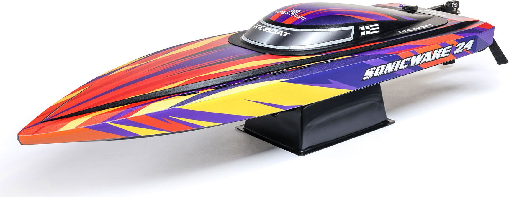 Proboat Sonicwake 24" itseoikaiseva, harjattomat sähköt (sisältää akun ja laturin) Punainen