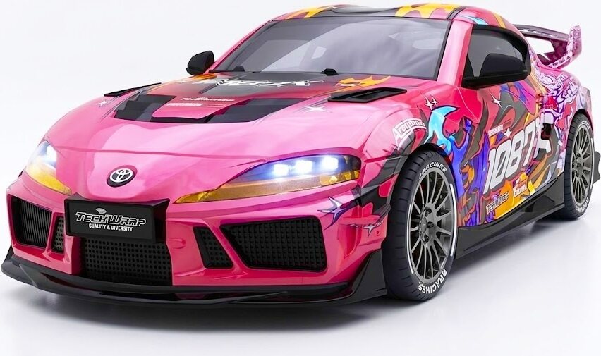 Absima 1:43 TOYOTA SUPRA RC DRIFT‑MONSTER Pink