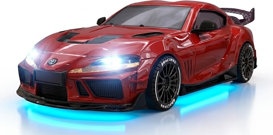 Absima 1:43 TOYOTA SUPRA RC DRIFT‑MONSTER Red