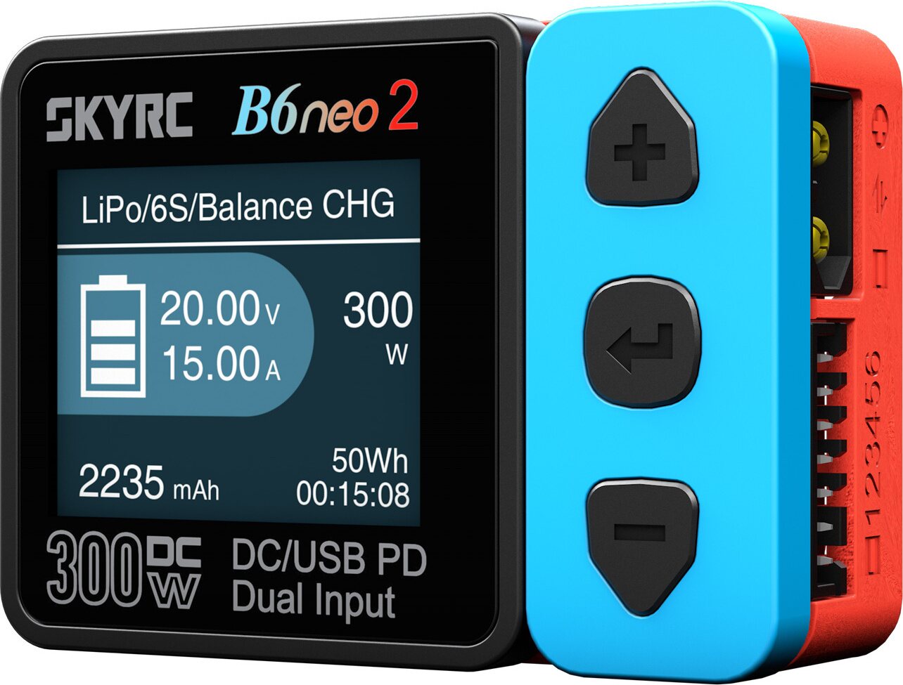 SkyRc B6neo 2 DC Laturi 15A/300W Punainen