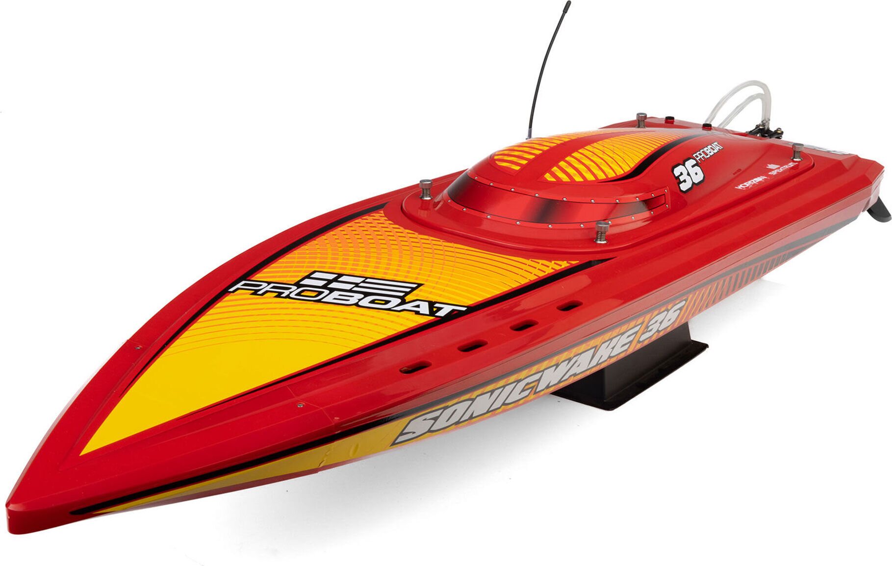 Proboat Pro Boat Sonicwake 36" V3 – Itseoikaiseva Deep‑V ‑kilpavene (RTR) Punane