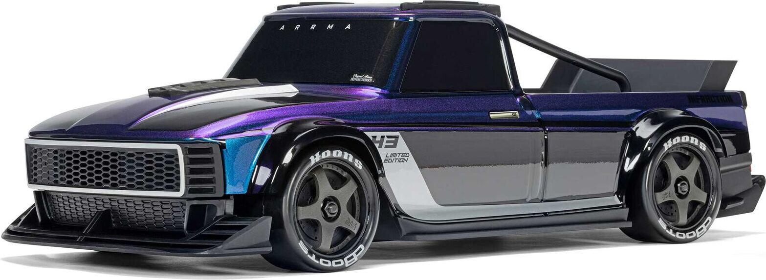 ARRMA RC 1/12 INFRACTION GROM 3S 4X4RTR BL All-Road Street Bash (Akku ja laturi mukana) Blue