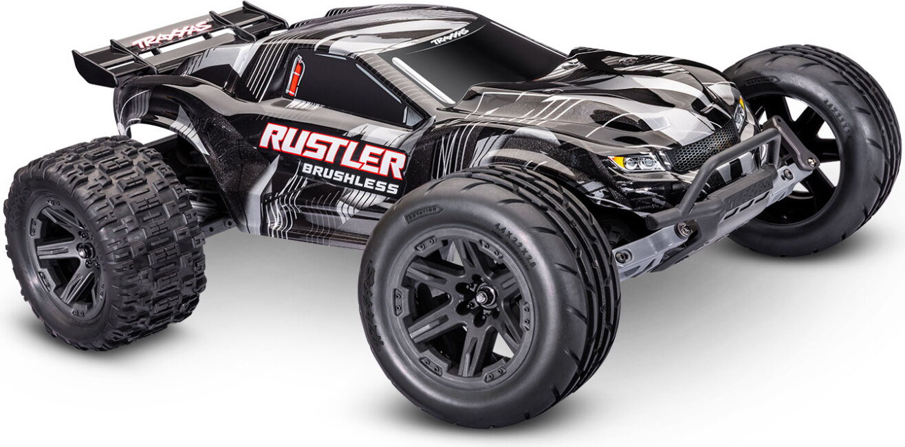 Traxxas Rustler 2WD VX3 Brushless Black