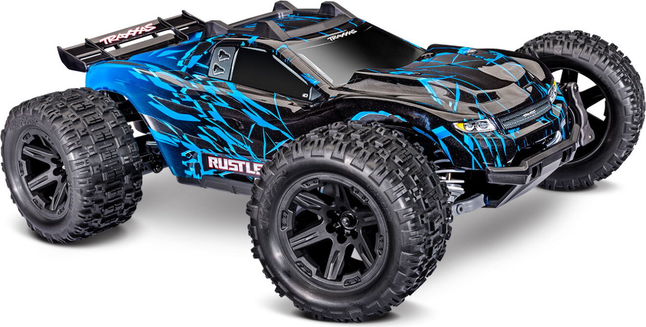 Traxxas Rustler 4x4 VX3 Stadium Truck Sininen