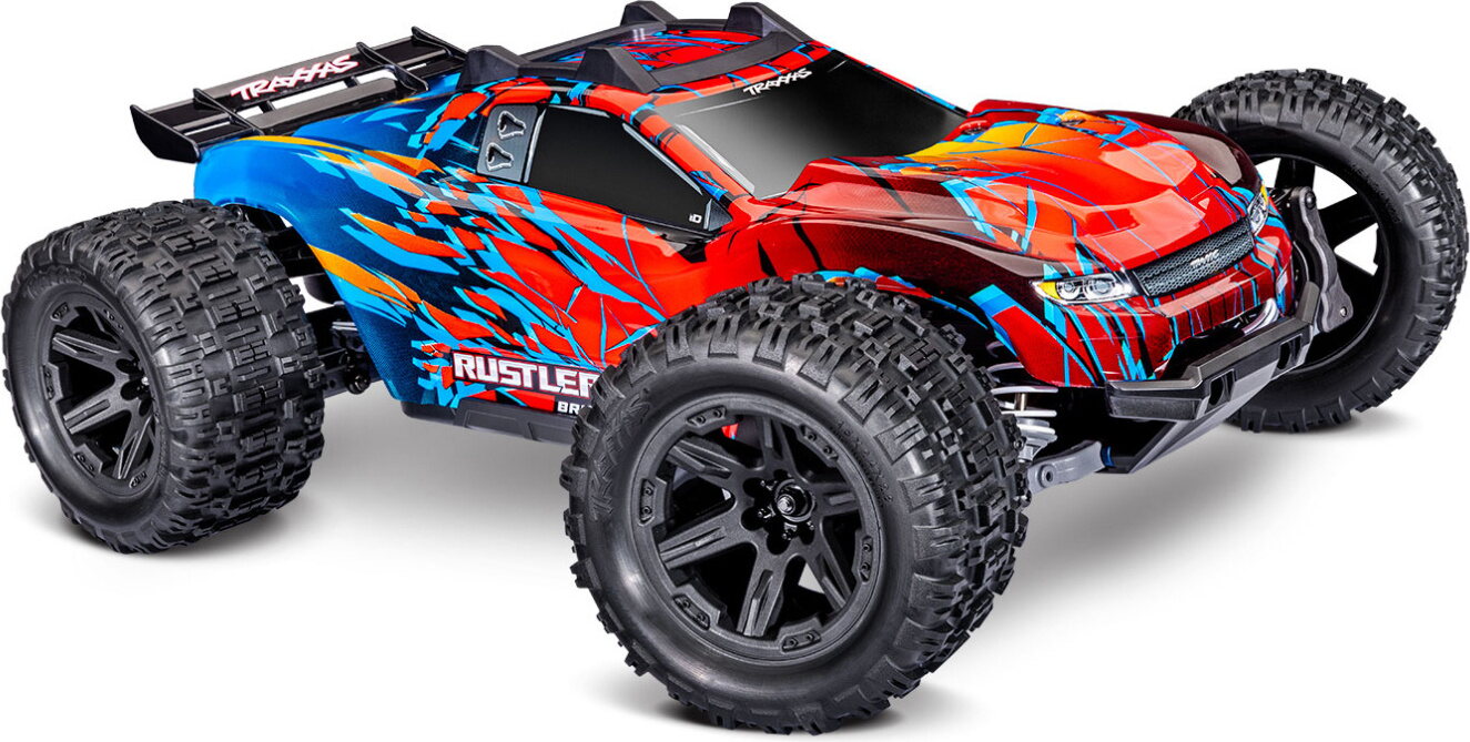Traxxas Rustler 4x4 VX3 Stadium Truck Röd