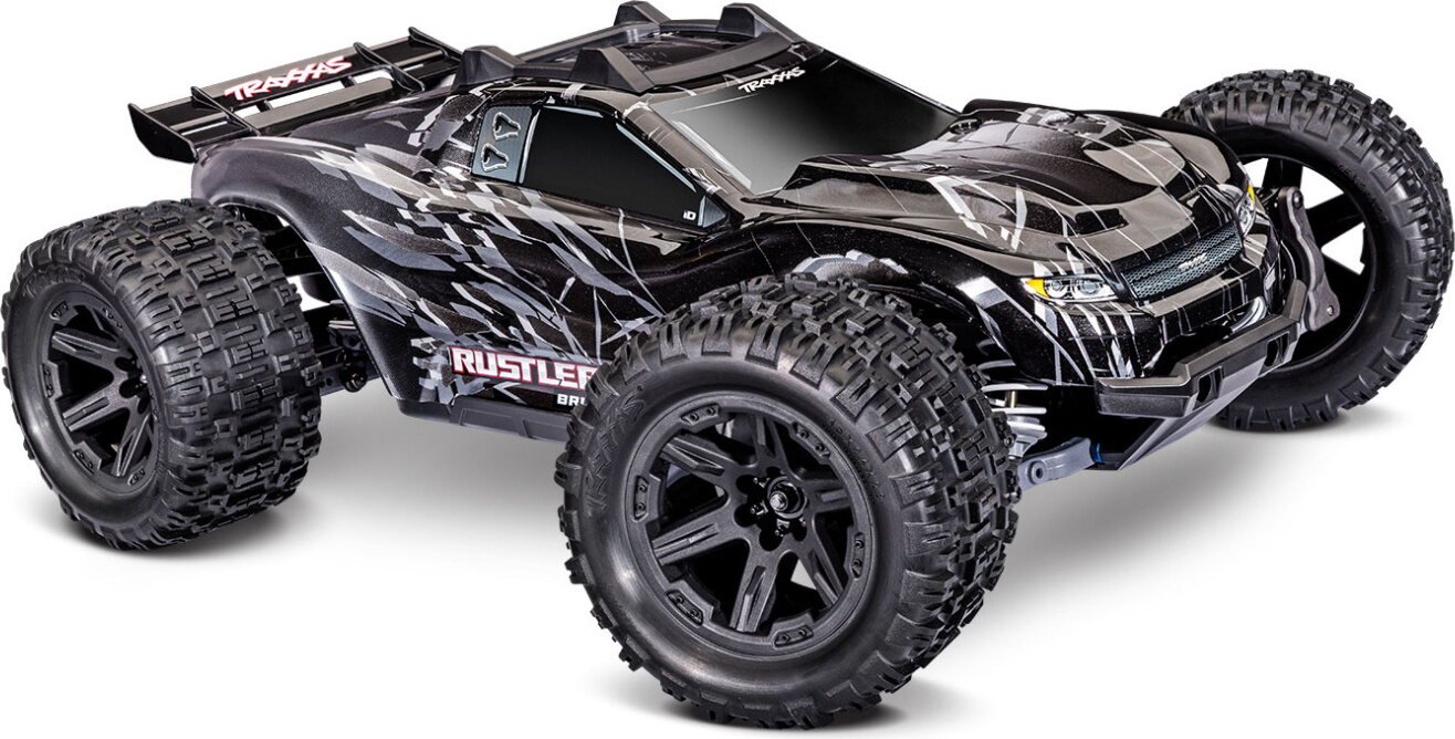 Traxxas Rustler 4x4 VX3 Stadium Truck Svart