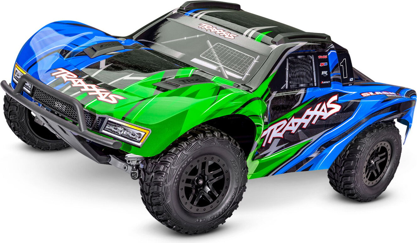 Traxxas Slash 4x4 VX3 Short Course Truck Grön