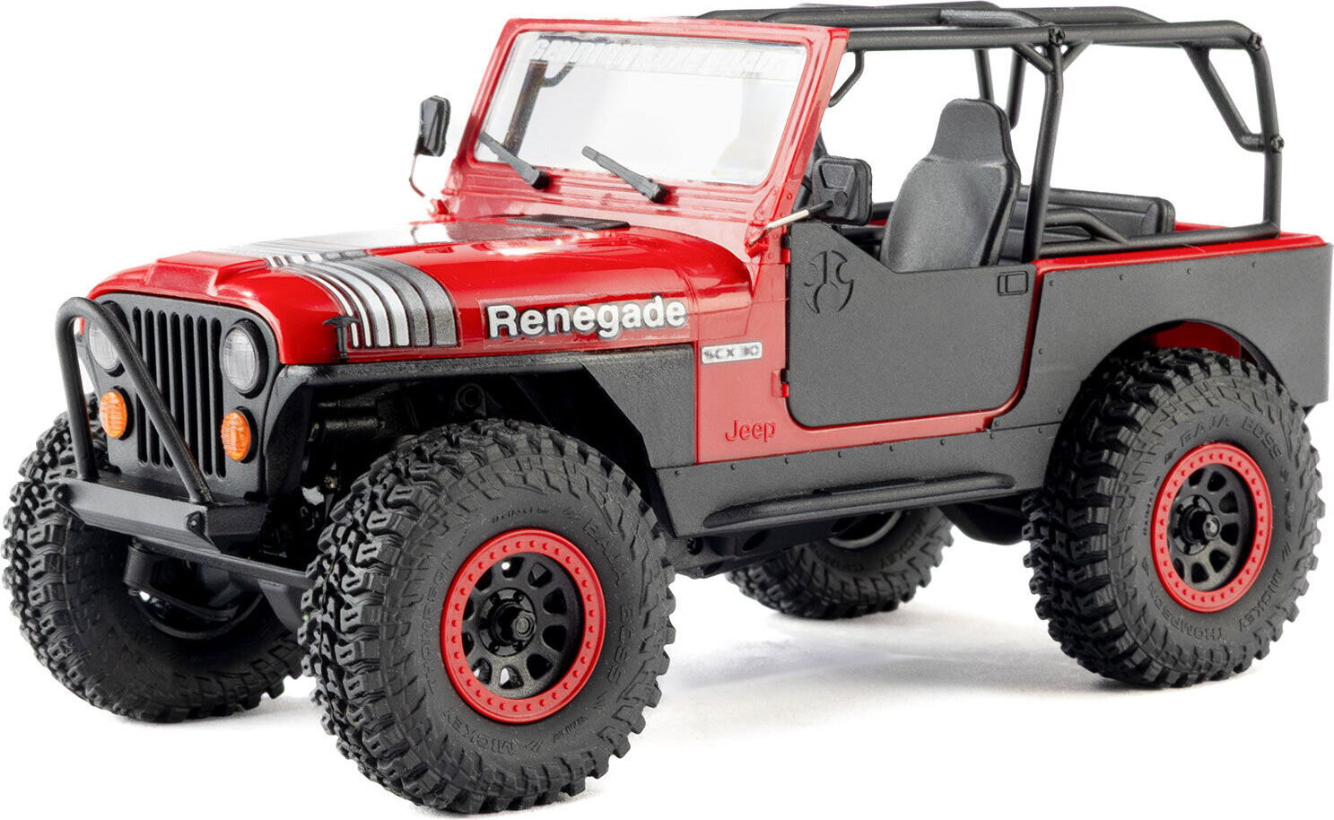 Axial 1/30 SCX30 Jeep CJ-7 GenRight 4x4 RTR Punainen