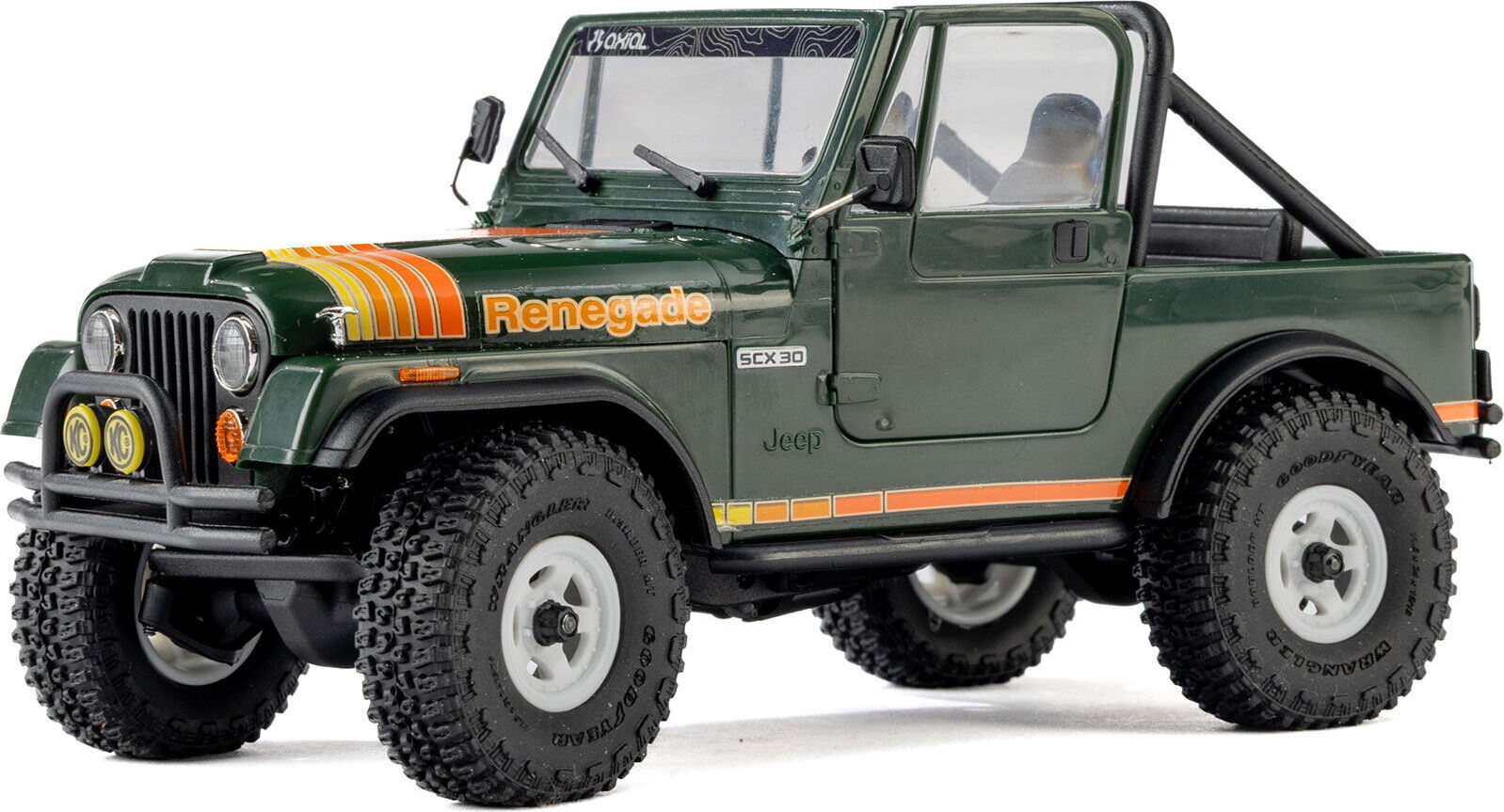 Axial 1/30 SCX30 Jeep CJ-7 GenRight 4x4 RTR Vihreä