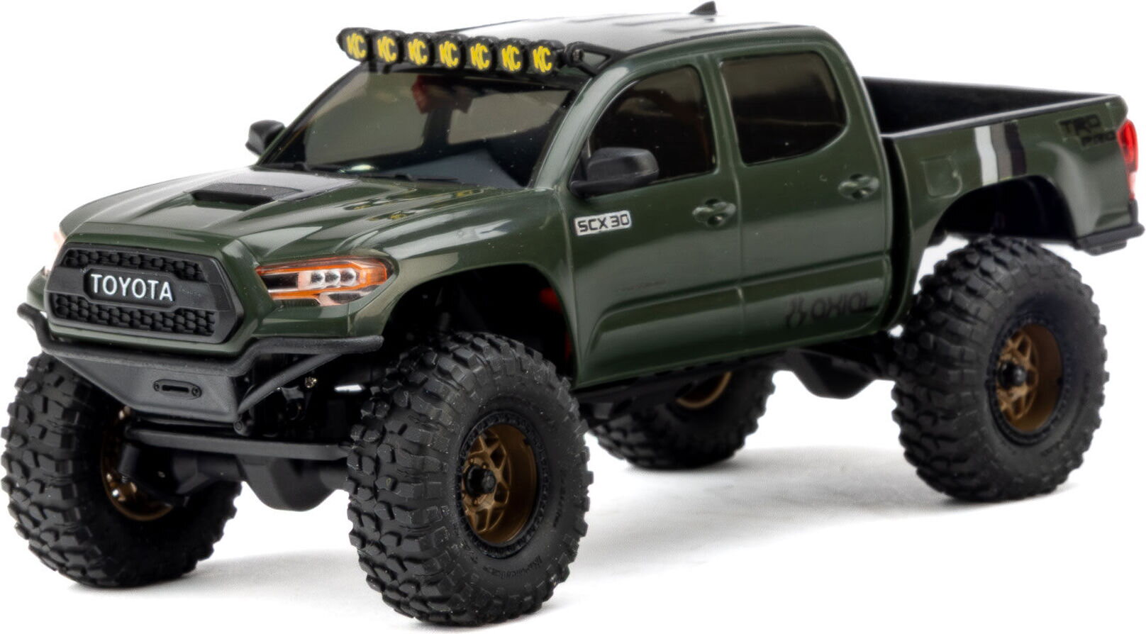 Axial 1/30 SCX30 Toyota Tacoma TRD Pro 4x4 RTR Vihreä