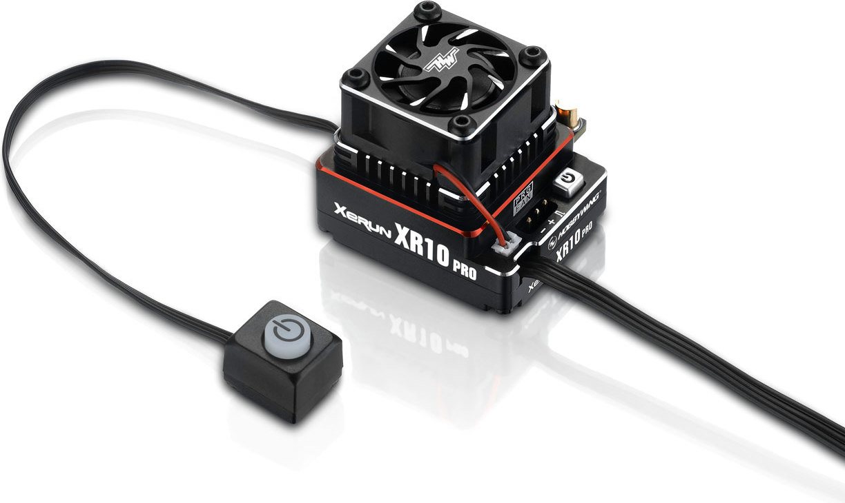 Hobbywing Xerun XR10 Pro G2 Brushless ESC Black 160A, 2s LiPo Red