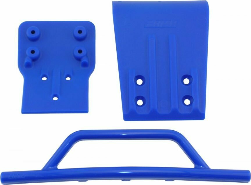 RPM Front Bumper & Skid Plate for the Traxxas Slash 4×4 80022 Blå