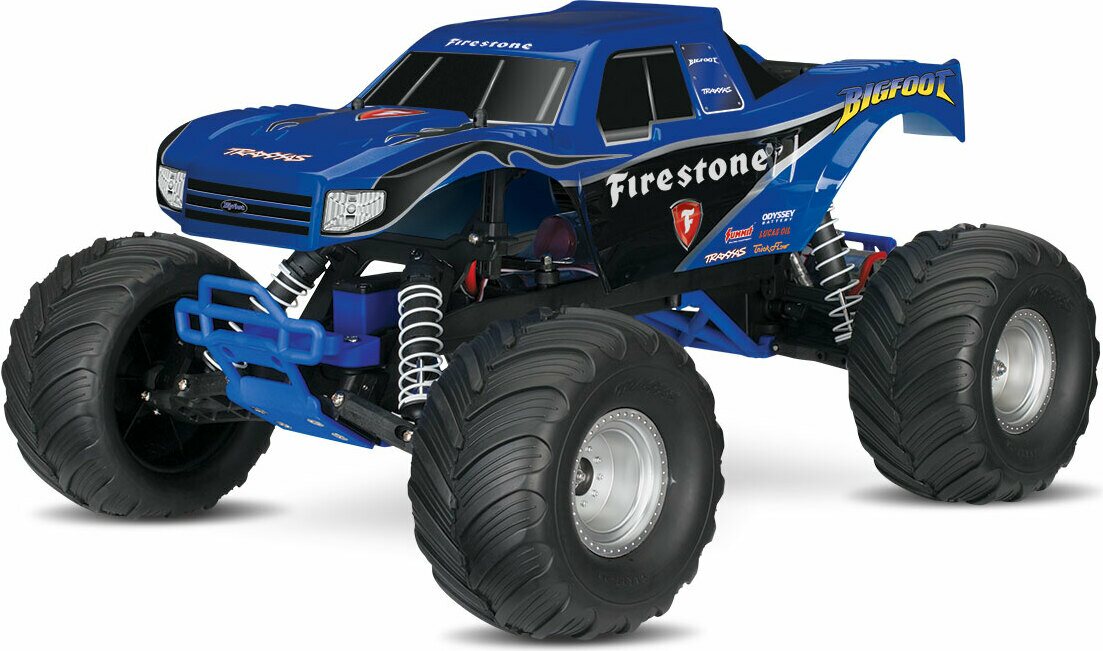 Traxxas BIGFOOT 2WD 1/10 RTR TQ Blue Blå