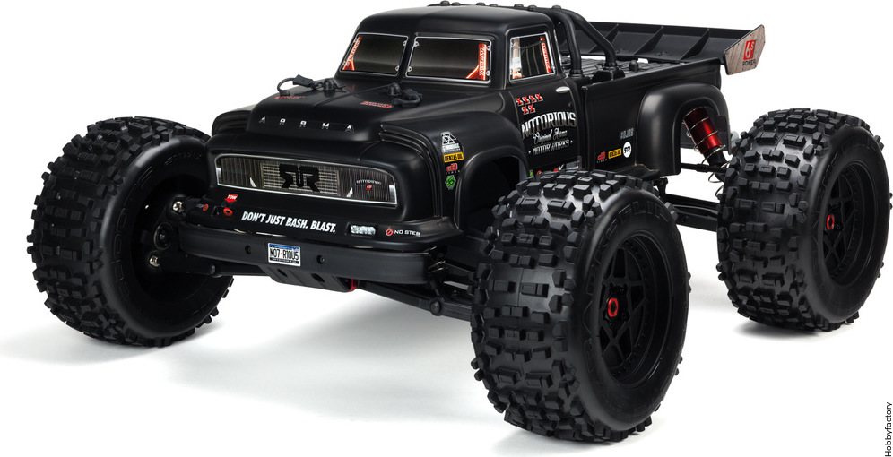 ARRMA RC Notorious 6S Blx Painted Decaled Trimmed Body (Blue/Black - Real Steel) Ar406152, Ar406147 Black