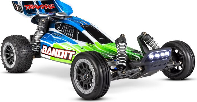 Traxxas Bandit 2WD 1/10 RTR TQ LED w/ Battery and Charger Green