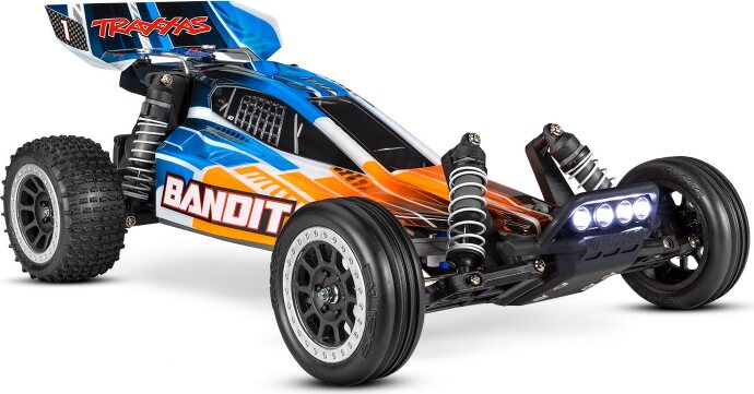 Traxxas Bandit 2WD 1/10 RTR TQ LED w/ Battery and Charger Orange